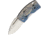 G.Sakai Money Clip Framelock Folding Knife, 1.63in Satin Vg-10 SS Blade, SS Handle, Pocket Clip, Texture Fish Handle Artwork, Boxed With Hanging Tab, 11168