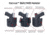 Galco Corvus Belt/IWB Holster, Springfield Armory Hellcat, Black, Right Hand, CVS20CVS892RB16RB