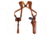 Galco Vhs 4.0 Vertical Holster System Revolvers, Smith &amp; Wesson N Frame M29/629 6 1/2in, Ambidextrous Hand, Tan, VHS4-128