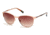 Gant GA8051 Sunglasses - Matte Rose Gold Frame Color, Gradient Brown Lens Color