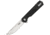 Ganzo Knives Firebird Linerlock CF Folding Knife, 3 satin finish D2 tool steel blade, Carbon fiber handle, FH11S-CF