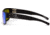 Gatorz Delta Sunglasses, Matte Black Frame, Brown Polarized w/Green Mirror Lens, GDELMTBLK03P-G