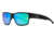 Gatorz Delta Sunglasses, Matte Black Frame, Brown Polarized w/Green Mirror Lens, GDELMTBLK03P-G