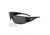 Gatorz Throwback Magnum Sunglasses,Black Frame w/Throwback Logo,Polarized Smoked Lens, TBG-MAGBLK01P