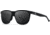 Gatorz Wraith Sunglasses, Black, Engraved Logo, Smoke, 841235127779