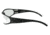Gatorz Wraptor Ansi Z87.1 Sunglasses, Black Frame, Clear Anti Fog Lens, WRAZBLK06A