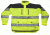 Gerber Outerwear Eclipse SX - Ansi 107 with Soft Shell Liner Jacket, Navy - Lime, LL 70RX1/L XXLL
