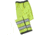 Gerber Outerwear Pro Dry Reversible Rain Pant - Ansi 107 Class E, Black - Lime, SR 70D3/L SR