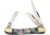 German Bull Range Rider Mosaic Folding Knife,Stainless Steel,Clip and Sheepsfoot,Mosaic,Composition Handle GB106MOZ