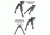 GG&amp;G XDS2-C Compact Tactical Bipod, Black GGG-1721