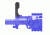 GG&amp;G Taper Pin Version Flip Up Front Sight, Black, GGG-1024