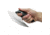 Gil Hibben Legacy Ulu Fixed Blade Knife, 8in Overall, 6.5in 5Cr15Mov SS Blade, Black Pakkawood Handle, Black Leather Sheath., GH5074