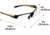 Girls With Guns Devotee Protective Shooting Safety Glasses, Gold/Brown Frame, Clear Lenses, One Size, 2371