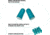Girls With Guns Silencer Foam Ear Plugs, 32 dB NRR, ANSI S3.19 &amp; CE EN352-1 Hearing Protection Rated, 6-Pairs per Pack, Teal, One Size, 2389