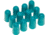 Girls With Guns Silencer Foam Ear Plugs, 32 dB NRR, ANSI S3.19 &amp; CE EN352-1 Hearing Protection Rated, 6-Pairs per Pack, Teal, One Size, 2389