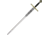 Gladius Excalibur Sword Special Deco, 35 unsharpened carbon steel blade, Metal alloy handle, 281