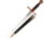 Gladius Heaven Knight Dagger, 10.5 unsharpened stainless blade, Brass finish metal alloy handle, 589
