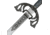 Gladius Tizona Cid Sword, 40.5in Overall, 32in Stainless Blade, Metal Alloy Handle, 270