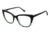 Glamour Editor's Pick GL1022 Prescription Eyeglasses - Frame Sage Stripe, Size 53/18mm GL102202
