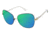Glamour Editor's Pick GL2006 Sunglasses - Frame Mt Navy/Crystal, Lens Color Blue - Green Flash, Size 56/15mm GL200602