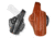 Gould &amp; Goodrich 807 Paddle Concealment Holster, Black, Chestnut Brown