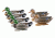 Greenhead Gear Over-Size Duck Decoy,Mallards,1/2 Dozen 73013