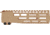 Grey Ghost Precision M-LOK Handguard, AR-15, 7.25 inch, Aluminum, 0.52 lb, FDE Cerakote, GGP-556-7-HG-FDE