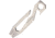 Griffin Pocket Tool GPT XL Titanium Metric Fixed Blade Knife, Handle GPTXLTIM