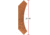 Grizzly Industrial 3-1/2in. Cove Moulding - 1in. Bore C2200