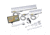 Grizzly Industrial 8in. x 20in. X 5in. 3-Axis Digital Readout for Mills H6091
