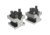 Grizzly Industrial 90 V-Blocks w/ Clamp Set - 2-3/8in. x 2-3/8in. x 2in. G5644