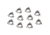 Grizzly Industrial Carbide Inserts WCGT for Aluminum, pk. of 10 T10247