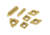 Grizzly Industrial M30 TiN Insert Set (7) for T10293 - Stainless Steel T23902