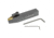 Grizzly Industrial Profile Turning Toolholder MVVNN 3/4in. x 4-1/2in., 17.5-Deg. Cutting Angle, Neutral T10840