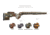 GRS Rifle Stocks Sporter Rifle Stocks, Tikka T3/T3X, Left Hand, Green Mountain Camo, GRS103505