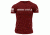 Grunt Style Men's Collegiate Tee Shirt, Burgundy, Large GS2079-L