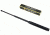 Guard Dog Security 21in Steel Baton w/ Rubber Grip Handle, Nylon Sheath w/ Ring, 2-Part Box, Black BT-GD21BK
