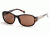 Guess GU7425 Sunglasses - Dark Havana Frame Color, Brown Lens Color