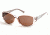 Guess GU7425 Sunglasses - Shiny Beige Frame Color, Brown Lens Color