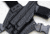 GunfightersINC Kenai Light Bearing Chest Holster, Glock 17, Tlr-1, Black/Black, Black Harness, Left Hand, KN-LB-Glock17-TLR1-00000012