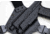 GunfightersINC Kenai Light Bearing Chest Holster, Glock 20, Tlr-1, Black/Black, Black Harness, Left Hand, KN-LB-Glock20-TLR1-00000092