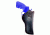 Gunmate Black Hip Holster, 2in Belt Loop, 4-6.5in bbl Med/Large Frame Revolvers 21034, Clam