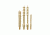 Gunslick Benchrest Brass Rifle Jags for 338Caliber
