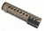 GUNTEC USA 10in Free Floating Handguard w/Sectional Side/Bottom Rails,Cerakote Flat Dark Earth,1.93in dia GT1326-10-E