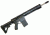 GUNTEC USA 12in Free Floating Handguard w/Sectional Side/Bottom Rails,308 Cal,Black,1.93in dia GT1326-12-308