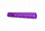 Guntec USA 12in Ultra Lightweight Thin M-Lok System Free Floating Handguard With Monolithic Top Rail, Anodized Purple, GT-12MLK-PURPLE