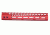 GUNTEC USA 12in Ultra Lightweight Thin M-Lok System Free Floating Handguard with Monolithic Top Rail, Red GT-12MLK-RED