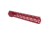 Guntec USA 15in AIR-LOK Series M-LOK Compression Free Floating Handguard With Monolithic Top Rail .308 Cal, Anodized Red, GT-15ALC-308-RED