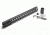 GUNTEC USA 15in Ultra Slimline Octagonal 5 Sided Key Mod Free Floating Handguard w/Monolithic Top Rail,Black GT-15JKO