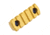 Guntec USA 2.25 Removable M-LOK Accessory Rail, Anodized Gold, MLK-RAIL-225-GOLD